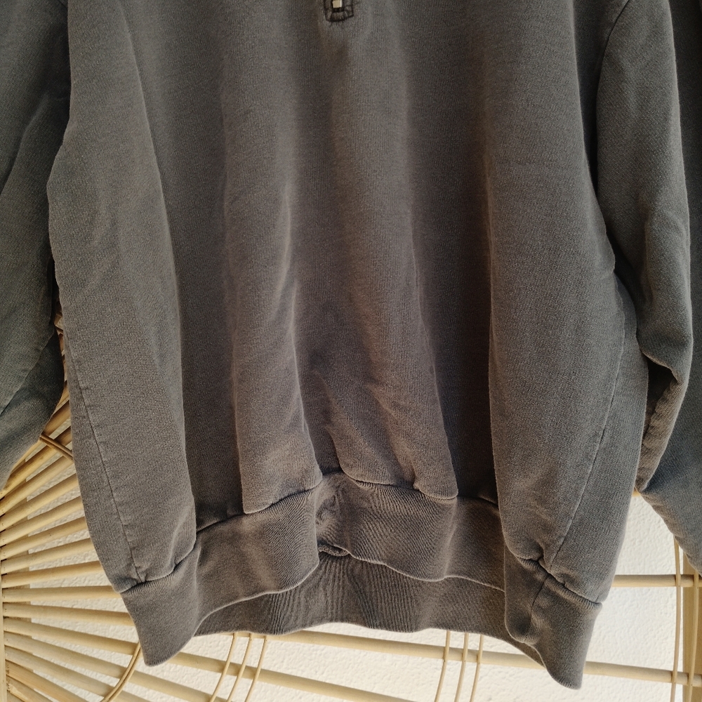 ** ON HOLD** Los Angeles Apparel Half Zip Pullover Sweatshirt/ Size Large - Picture 7 of 14